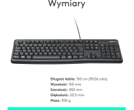 Logitech K120 czarna - 57509 - zdjęcie 9